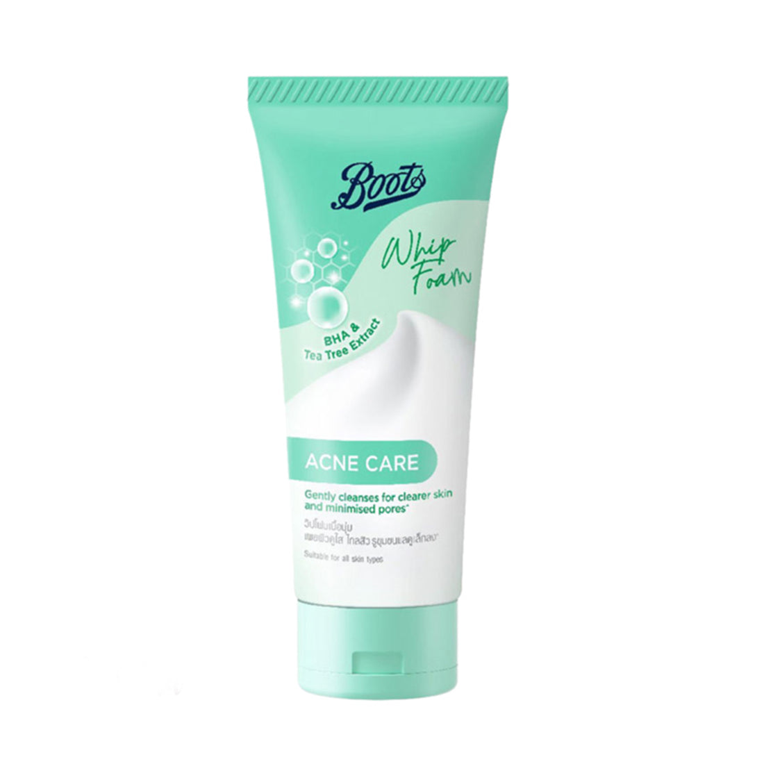 Boots Whip Foam Acne Care Face Wash (100ml)