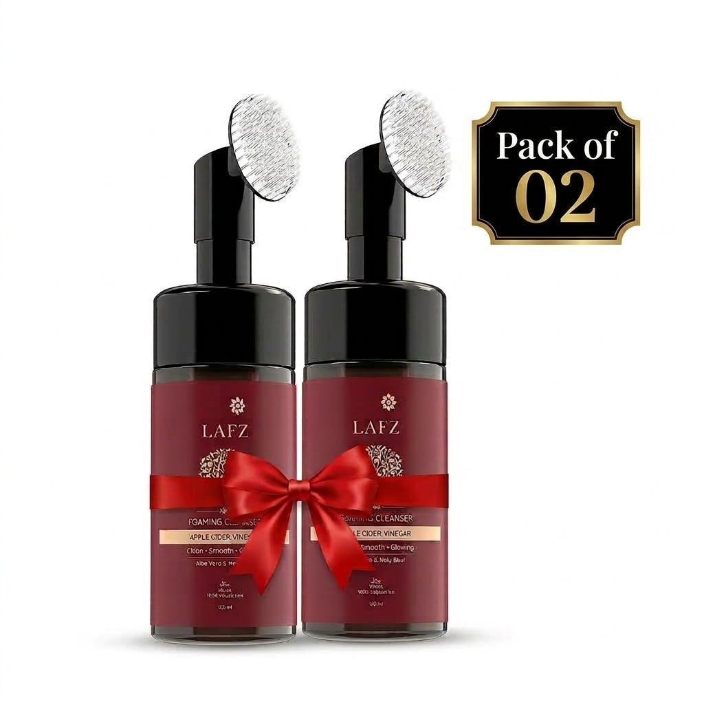Lafz Foaming Face Wash (100ml) - Apple Cider Vinegar (Pack of 02)