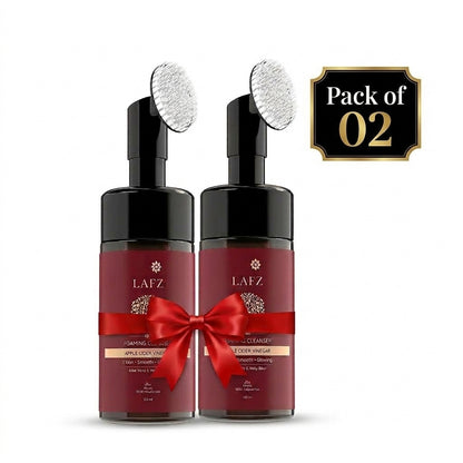 Lafz Foaming Face Wash (100ml) - Apple Cider Vinegar (Pack of 02)