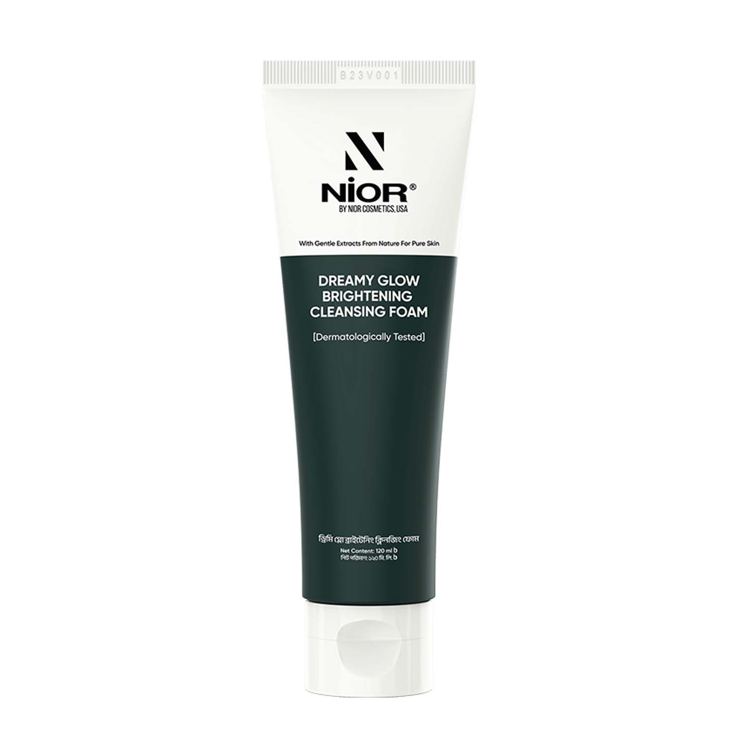 NIOR Dreamy Glow-Brightening Cleansing Foam (120ml)