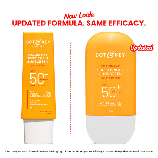 Dot &amp; Key Vitamin C + E Sunscreen SPF 50+ PA++++ packaging