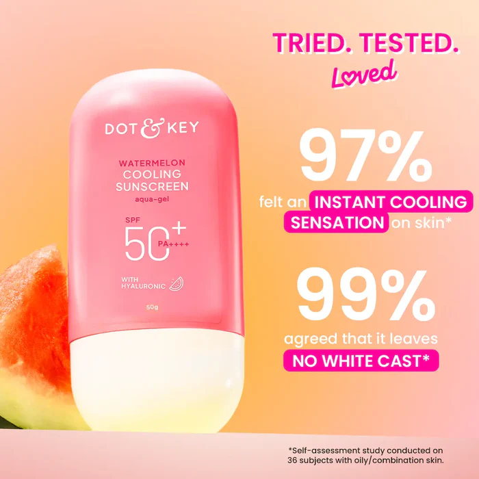 Dot &amp; Key Watermelon Cooling Sunscreen SPF 50+ PA++++ survey