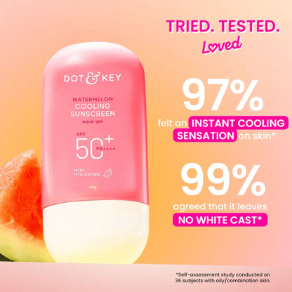 Dot &amp; Key Watermelon Cooling Sunscreen SPF 50+ PA++++ survey