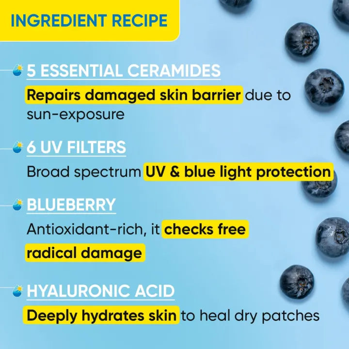 Dot &amp; Key Blueberry Hydrate Barrier Repair Sunscreen SPF 50+ PA++ (80g)-1