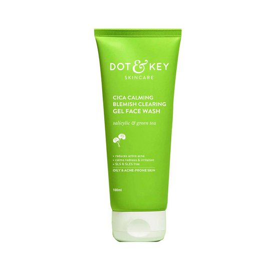 Dot &amp; Key Cica Calming Blemishes Clearing Face Wash with 2% Salicylic Acid (100ml)