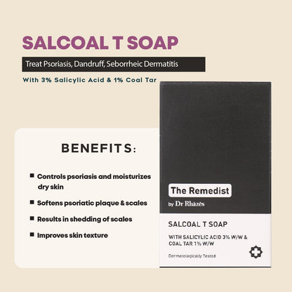 The Remedist by Dr Rhazes Salcoal T Soap (100gm)