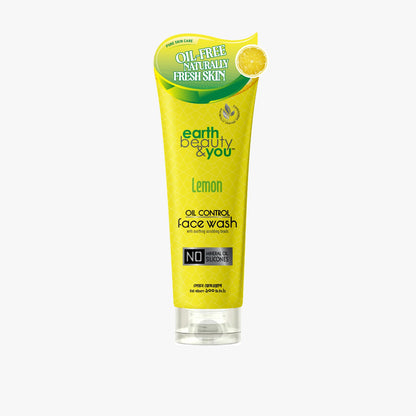 Earth Beauty &amp; You Face Wash 100ML: Lemon (Oil Control)