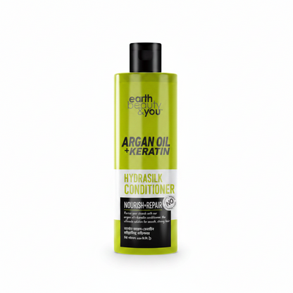 Earth Beauty &amp; You Hydra Silk Conditioner 350ML: Argan Oil &amp; Keratin