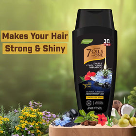 Emami 7 Oils in One Double Conditioning Shampoo Elixir Blackseed 170ml (30ml Free)