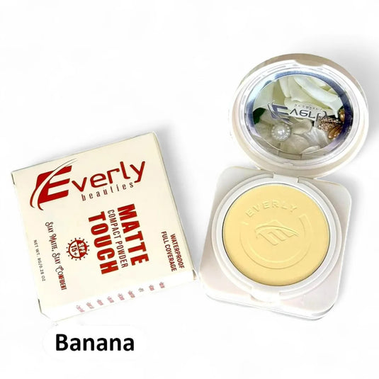 Everly Beauties Matte Touch Compact Powder - Banana