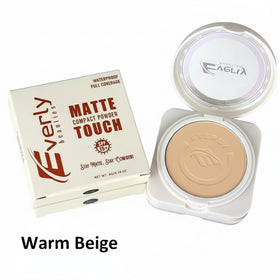 Everly Beauties Matte Touch Compact Powder - Warm Beige