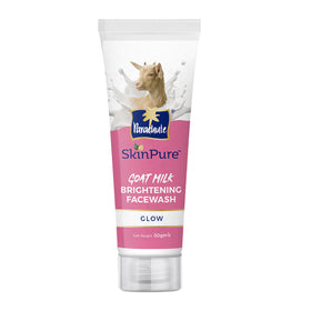 Parachute SkinPure Goat Milk Brightening Facewash, For Bright &amp; Glowing Skin, Prevents Dry &amp; Dull Skin ,All Skin Types, No Parabens, Sulphate (50gm)