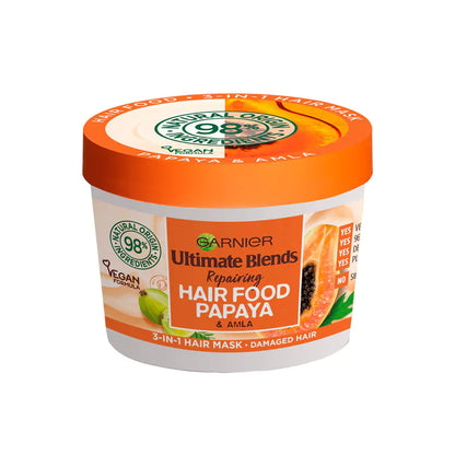 Garnier Ultimate Blends Repairing Papaya Hair Food + Vitamin C,E,F Multi-Use Mask 400ml