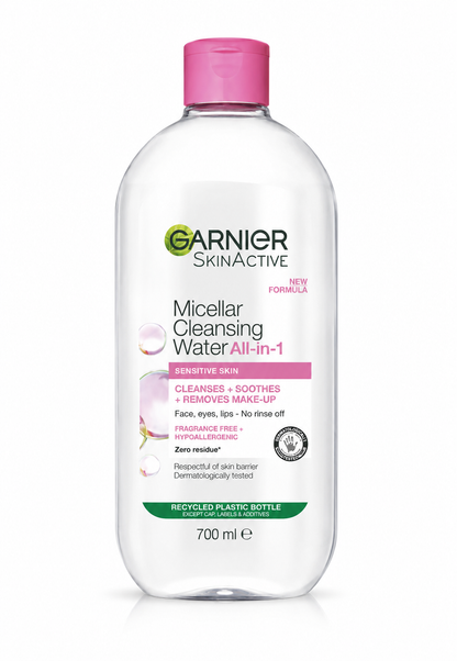 Garnier Skin Active Micellar Cleansing Water even for Sensitive Skin (700ml)