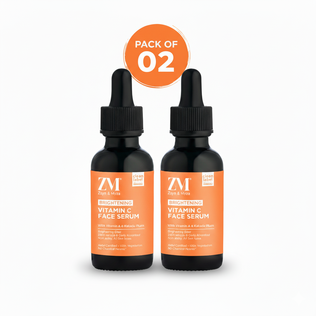 Zayn &amp; Myza Vitamin C Face Serum (30ml) - Pack of 02