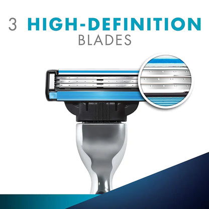 Gillette Mach3 Shaving 3-Bladed Cartridges - 2s Pack