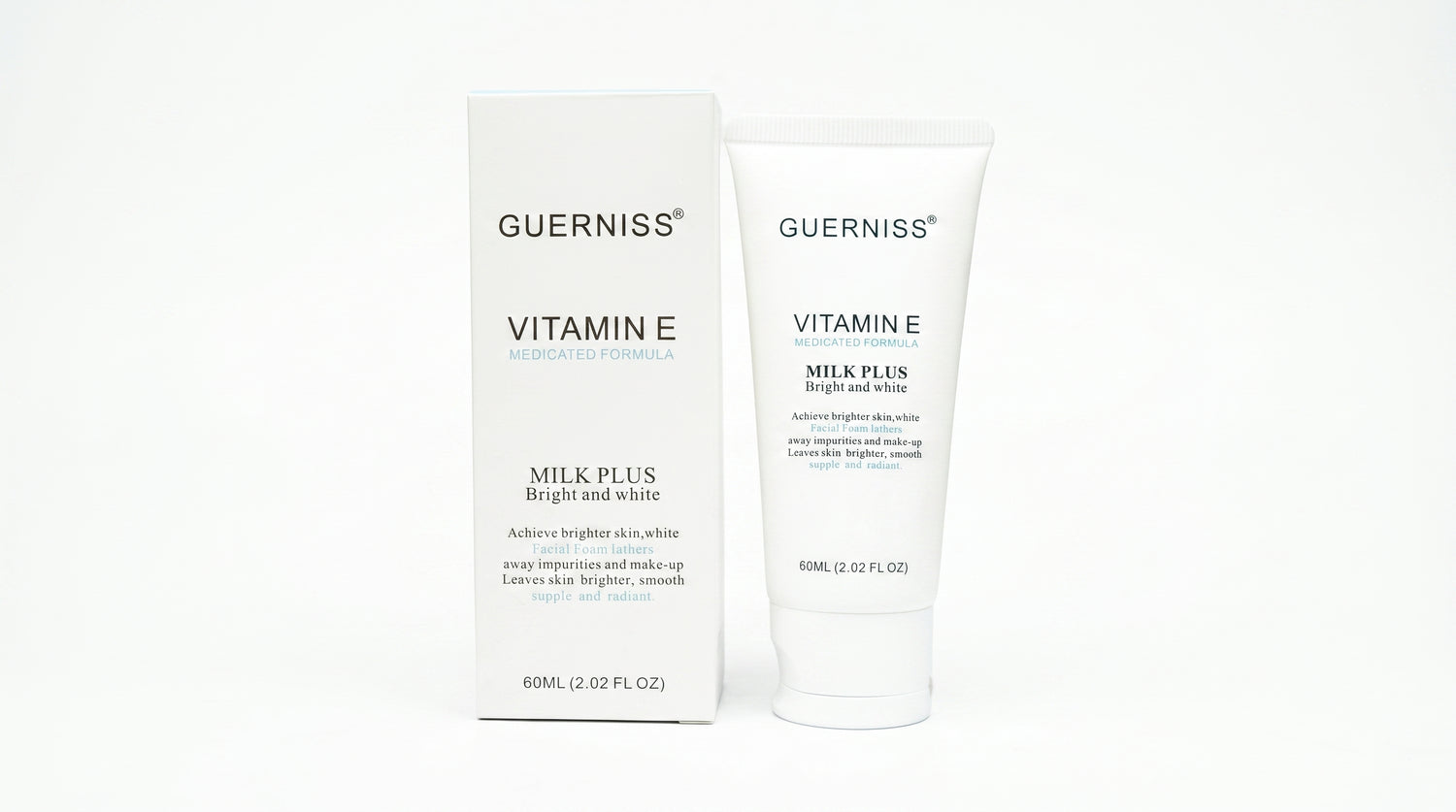 Guerniss Vitamin E Milk Plus Face Wash (60ml)