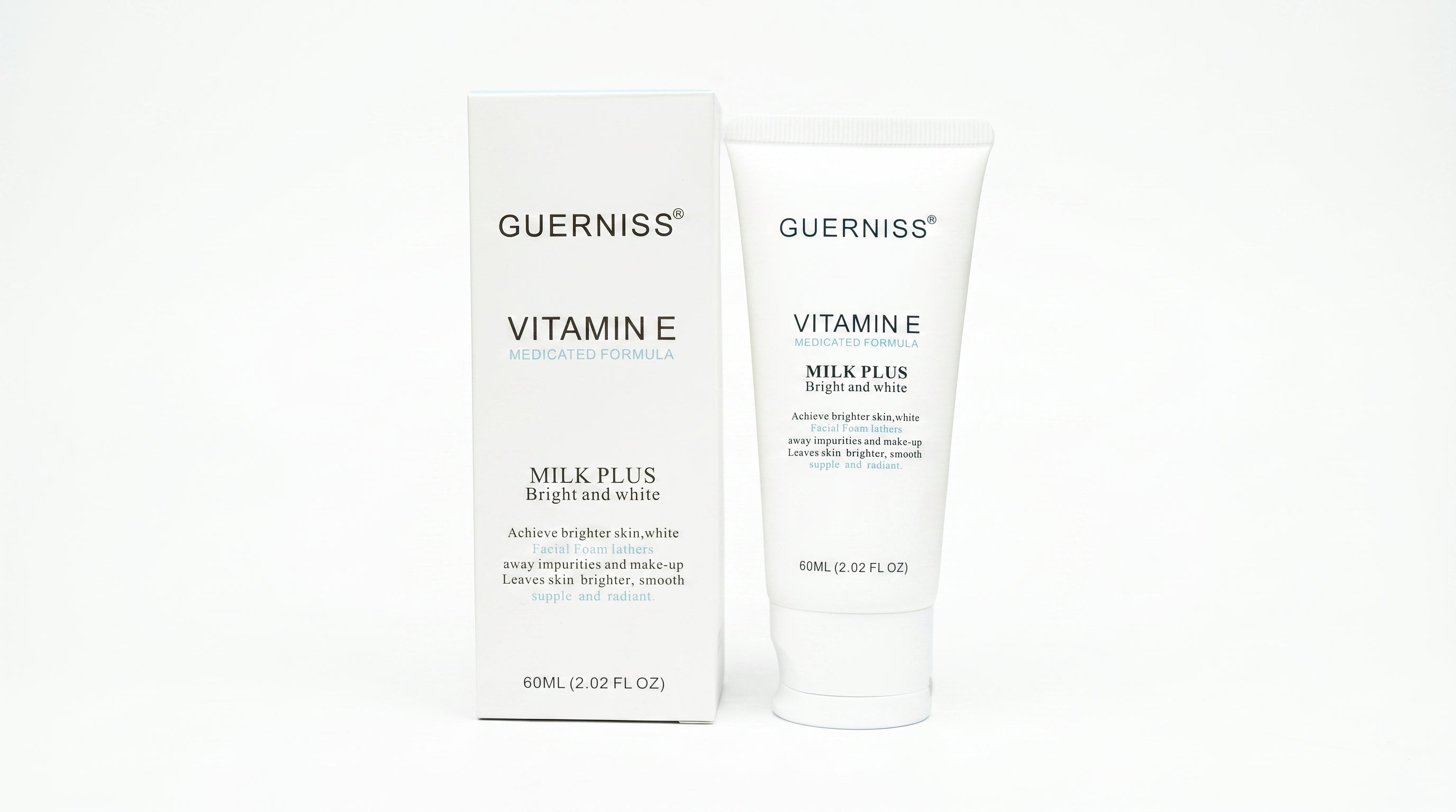 Guerniss Vitamin E Milk Plus Face Wash (60ml)