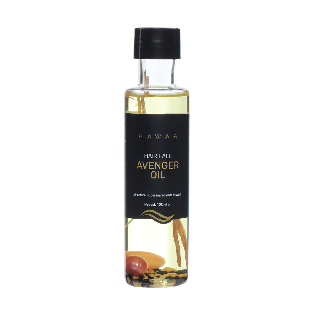 Hawaa Hair Fall Avenger Oil 100ml with Skin Cafe Rosemary Essential Oil 10ml Combo