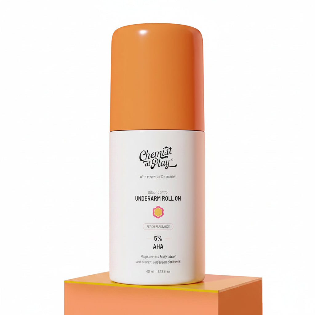 Innovist Chemist at Play 5% AHA Fragrance Free Underarm Roll On (40ml)