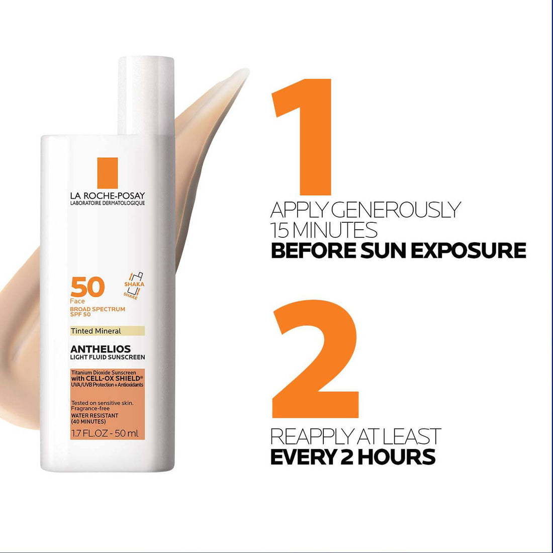 LA Roche-Posay Anthelios Mineral Tinted Sunscreen SPF50 (50ml)