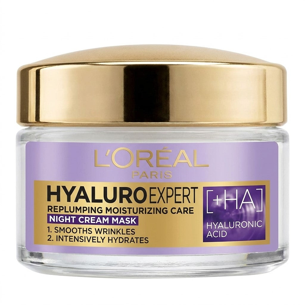 L_OrealHyaluronExpertReplumpingMoisturisingCareNightCreamMask_50ml