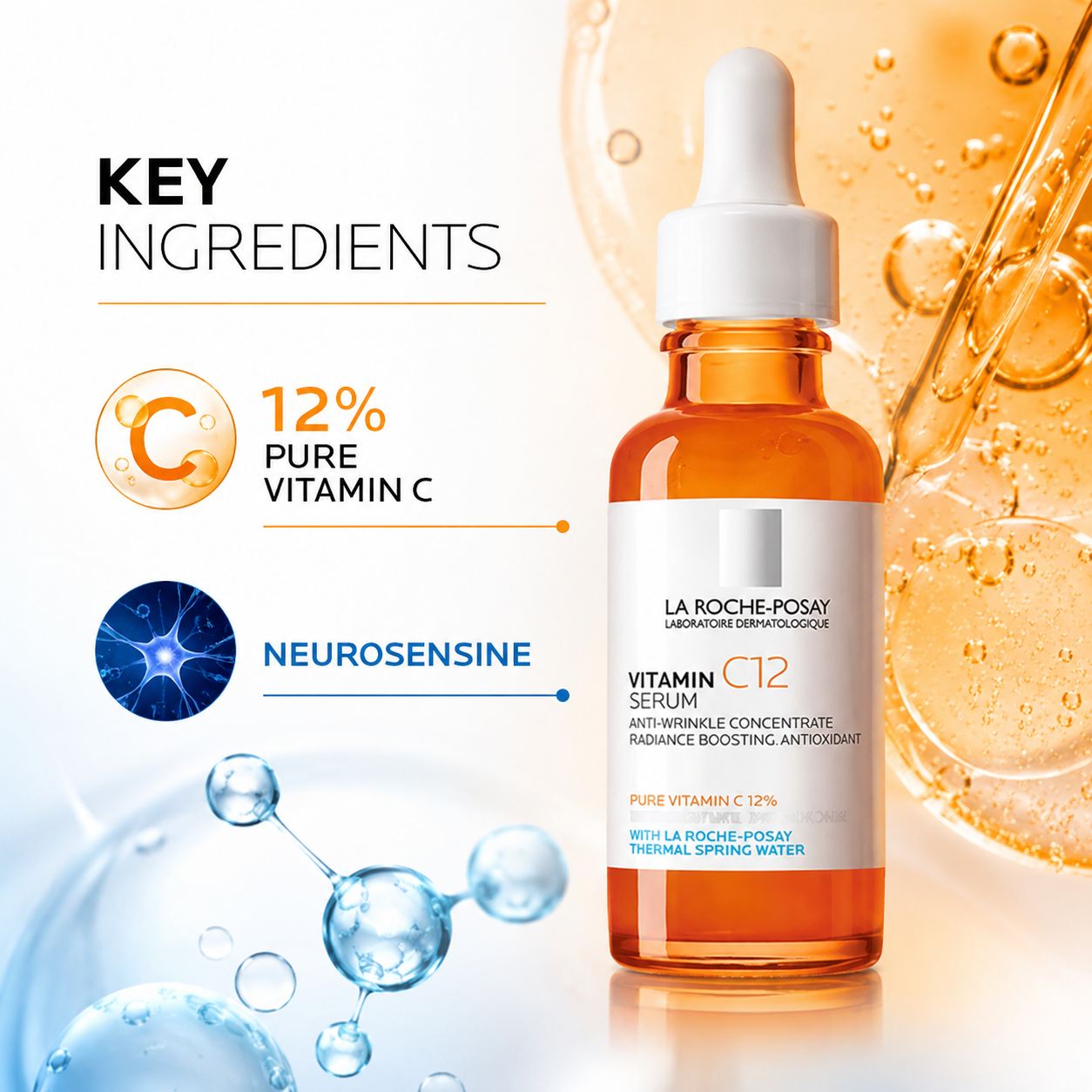 La Roche-Posay Pure 12% Vitamin C Serum (30ml)