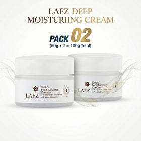 Lafz Deep Moisturizing Cream (50g) - Pack of 02