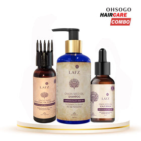 Lafz Onion Seed Oil Anti-Hair Fall Kit combo