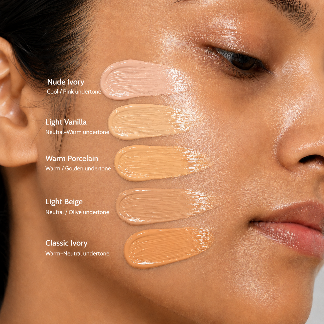 Lafz Rose Serum Foundation (30ml)
swatch on face
