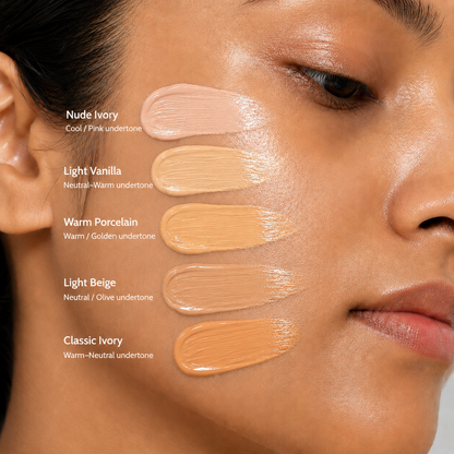 Lafz Rose Serum Foundation (30ml)
swatch on face