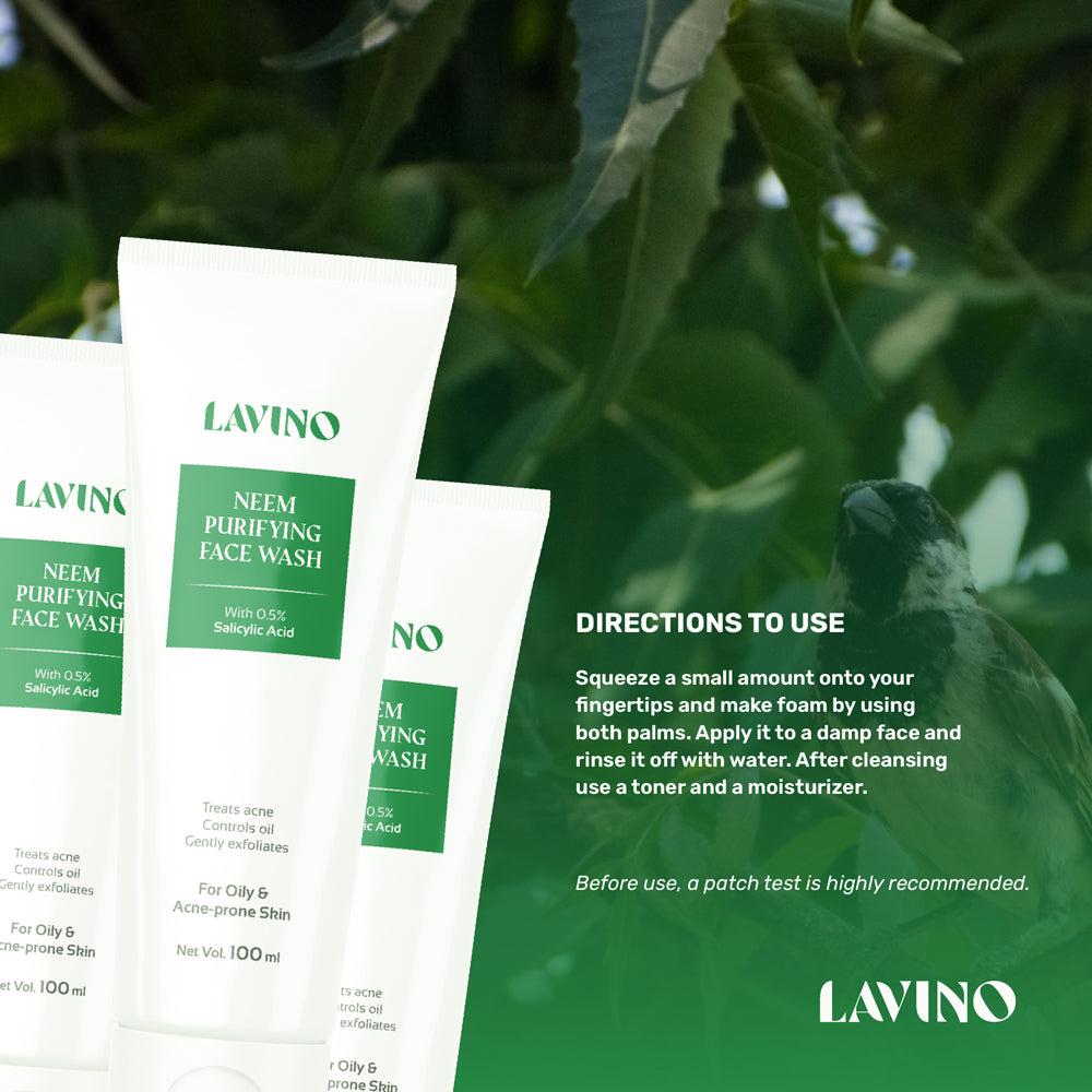 Lavino Neem Purifying Face Wash (100ml)