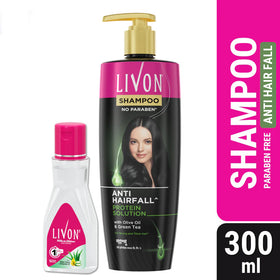 Livon Anti Hairfall Protein Shampoo 300ml &amp; Livon Hair Serum 100ml