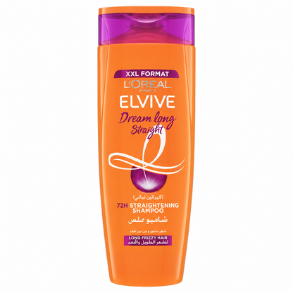 Loreal Paris Elvive Dream Long Straight Shampoo 72H for Long Frizzy Hair (600ml)