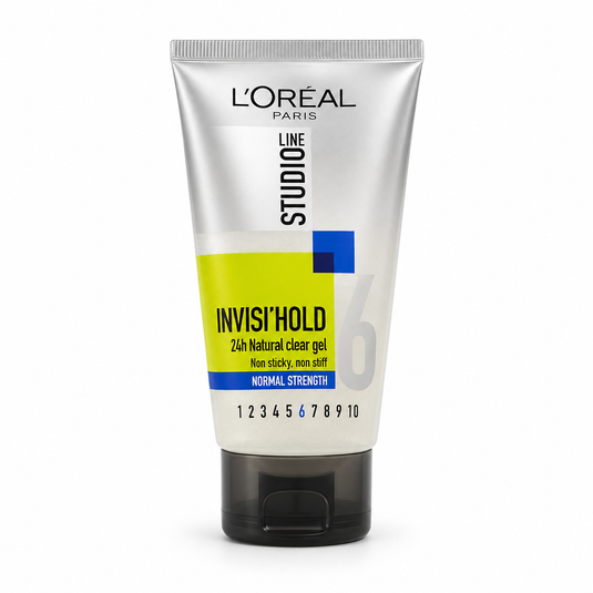 Loreal  Studio Line 6 Invisihold 24h Natural Clear Hair Gel (150ml)