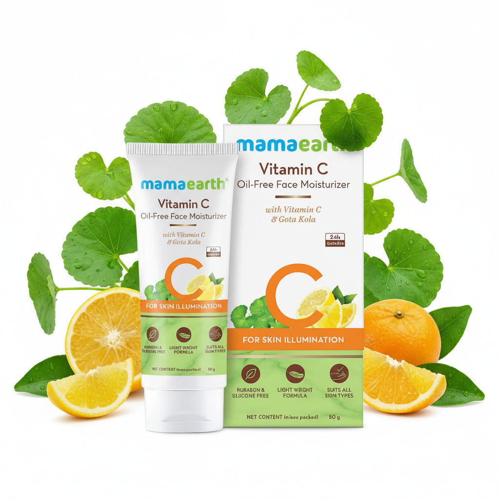 Mama Earth Vitamin C Oil-Free Moisturizer (80g)