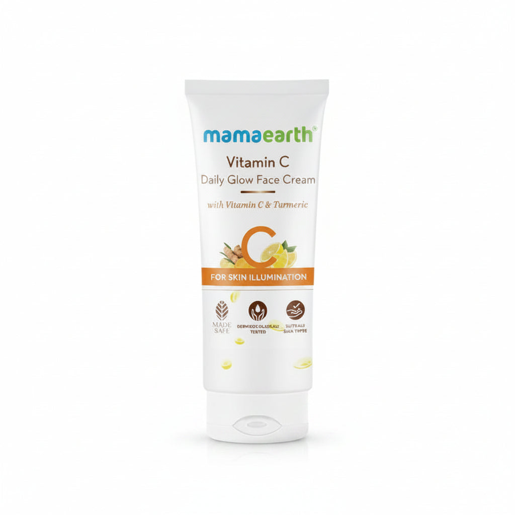 Mamaearth Vitamin C Daily Glow Face Cream (80g)