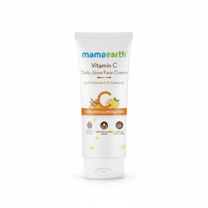 Mamaearth Vitamin C Daily Glow Face Cream (80g)