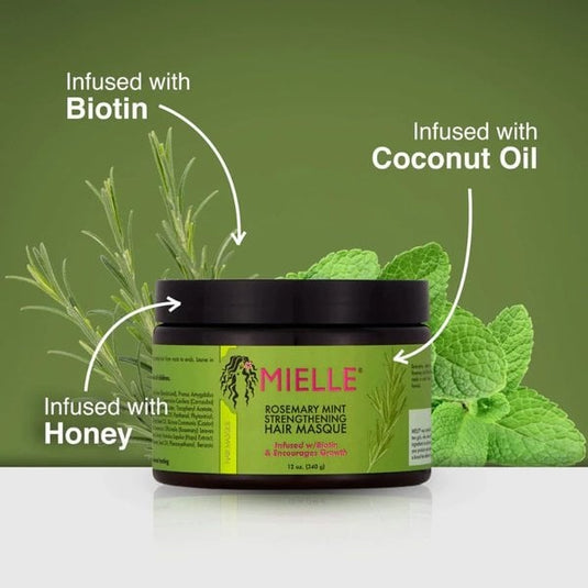 Mielle Rosemary Mint Strengthening Hair Masque (340g)