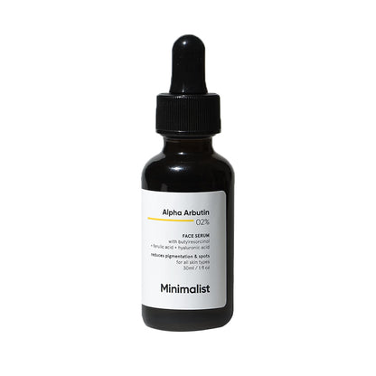 MinimalistAlphaArbutin2_FACESERUMwithButylresorcinol_FerulicAcid_HyaluronicAcid_30ml