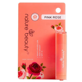 Nature Beauty Pink Rose Tinted Lip Balm (3.4g)