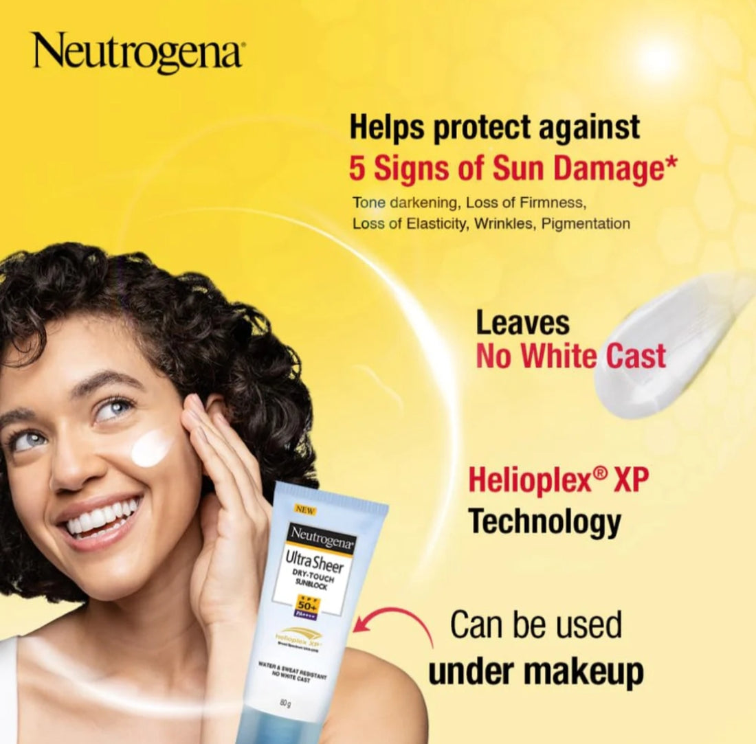 Neutrogena Ultra Sheer Dry-Touch Sunblock SPF 50+ 80gm