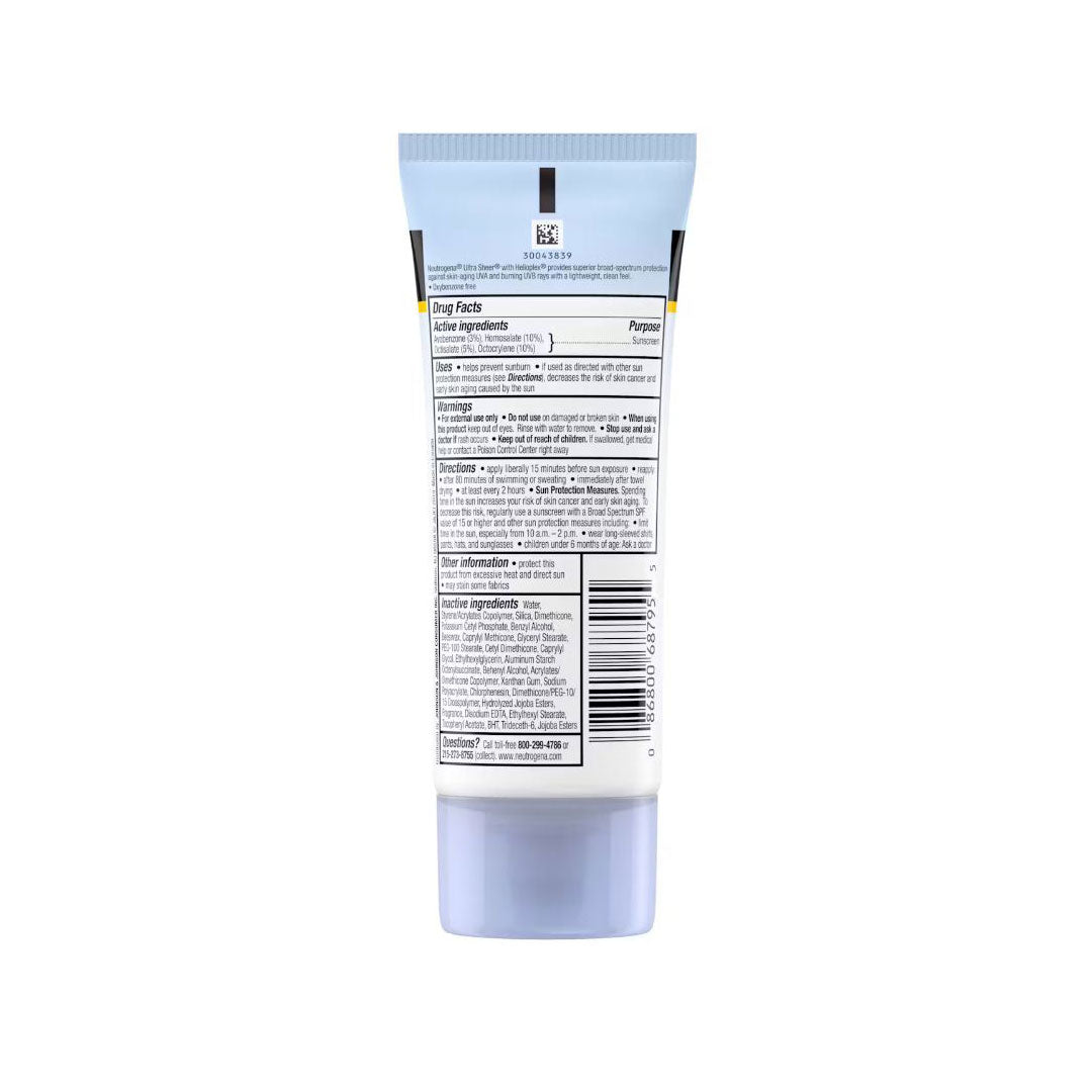 Neutrogena Ultra Sheer Dry Touch Sunscreen SPF45 88ml