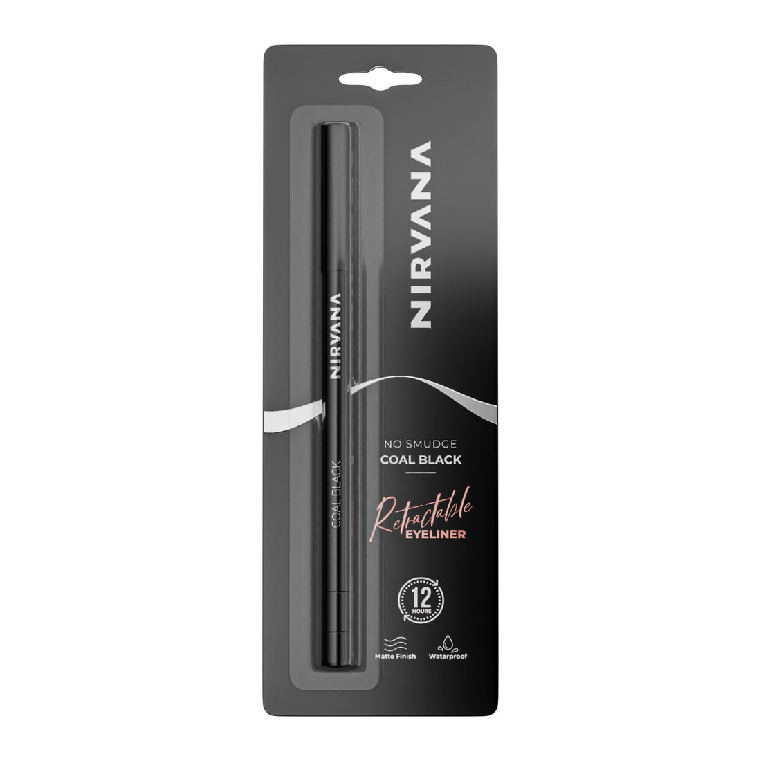 Nirvana Color No Smudge Retractable Eyeliner - Coal Black (1gm)