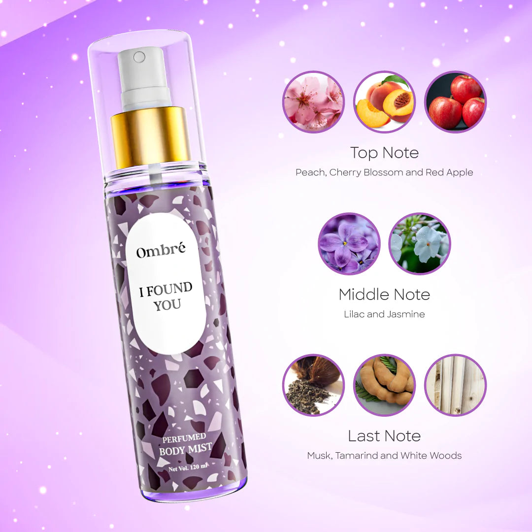 Ombre Perfumed Body Mist I Found You (120ml)