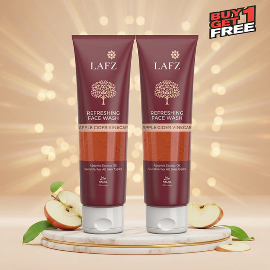 Lafz Apple Cider Vinegar Face Wash (75ml) - Tube (B1G1)