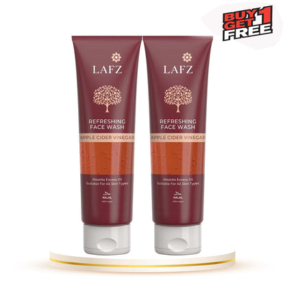 Lafz Apple Cider Vinegar Face Wash (75ml) - Tube (B1G1)