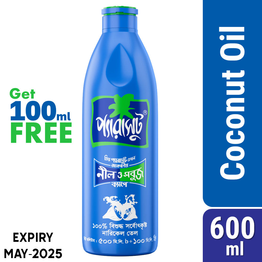 Parachute Coconut Oil 500ml (FREE 100ml)