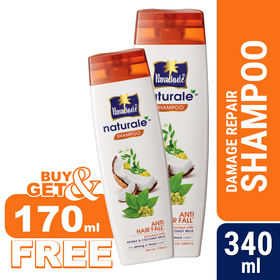 Parachute Naturale Shampoo Anti Hair Fall 340ml (Get 170ml Shampoo Free)