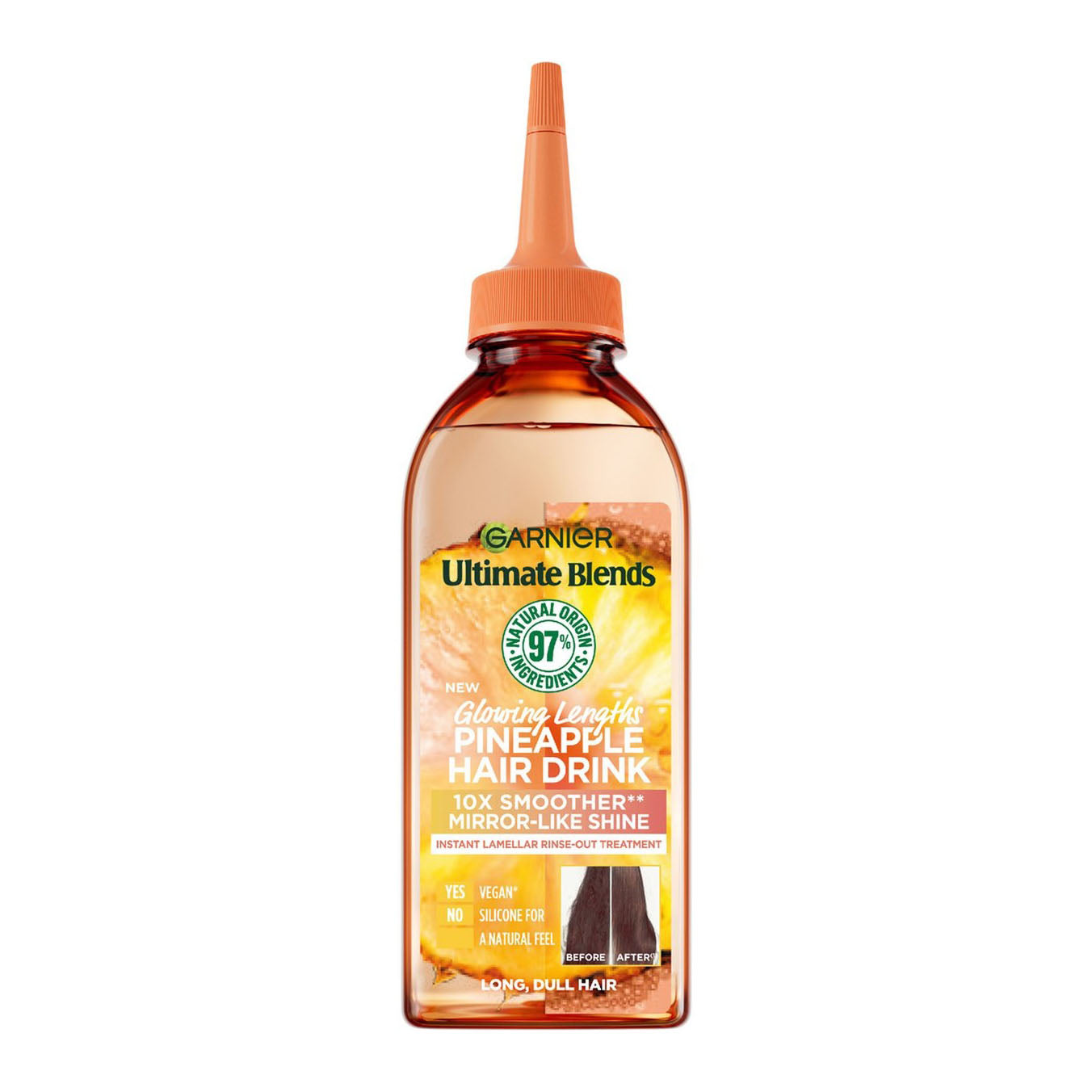 Garnier Ultimate Blends Glowing Lengths Pineapple Hair Drink 200ml